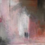 Just Ahead.22x22.Mixed Media on Watercolor Paper