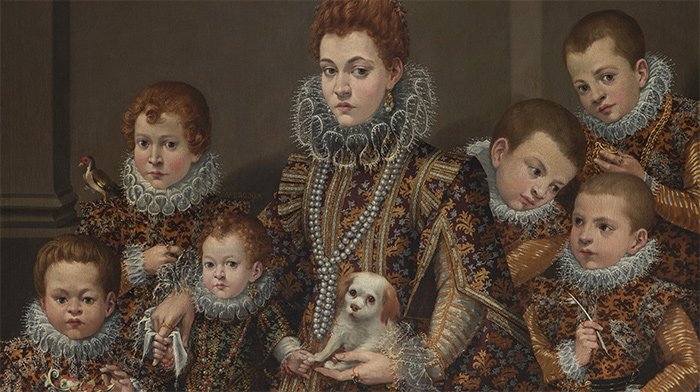Portrait of Bianca degli Utili Maselli and Her Children