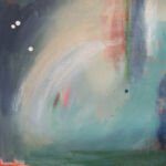 Reentry.22x22.Mixed Media on Watercolor Paper