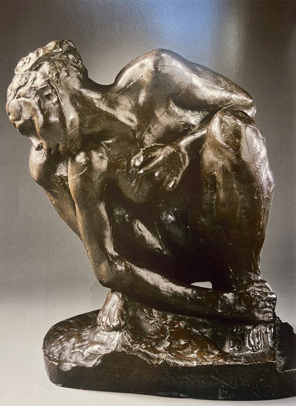 Rodin, Crouching Woman, Bronze
