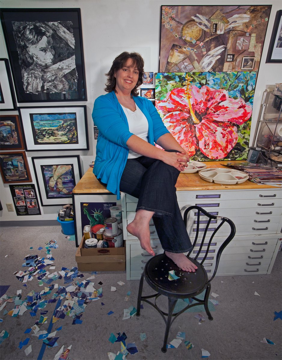 Eileen Downes in the Studio 72dpi