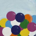 Feinberg,Michelle_Gumballs Two_Acrylic on canvas_30x30