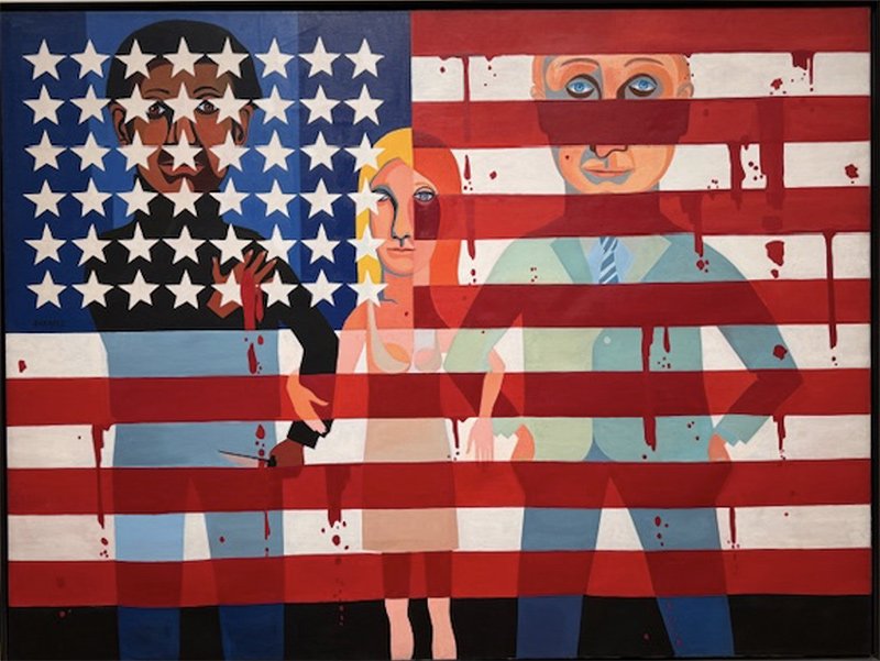 The American People Series #18: The Flag is Bleeding