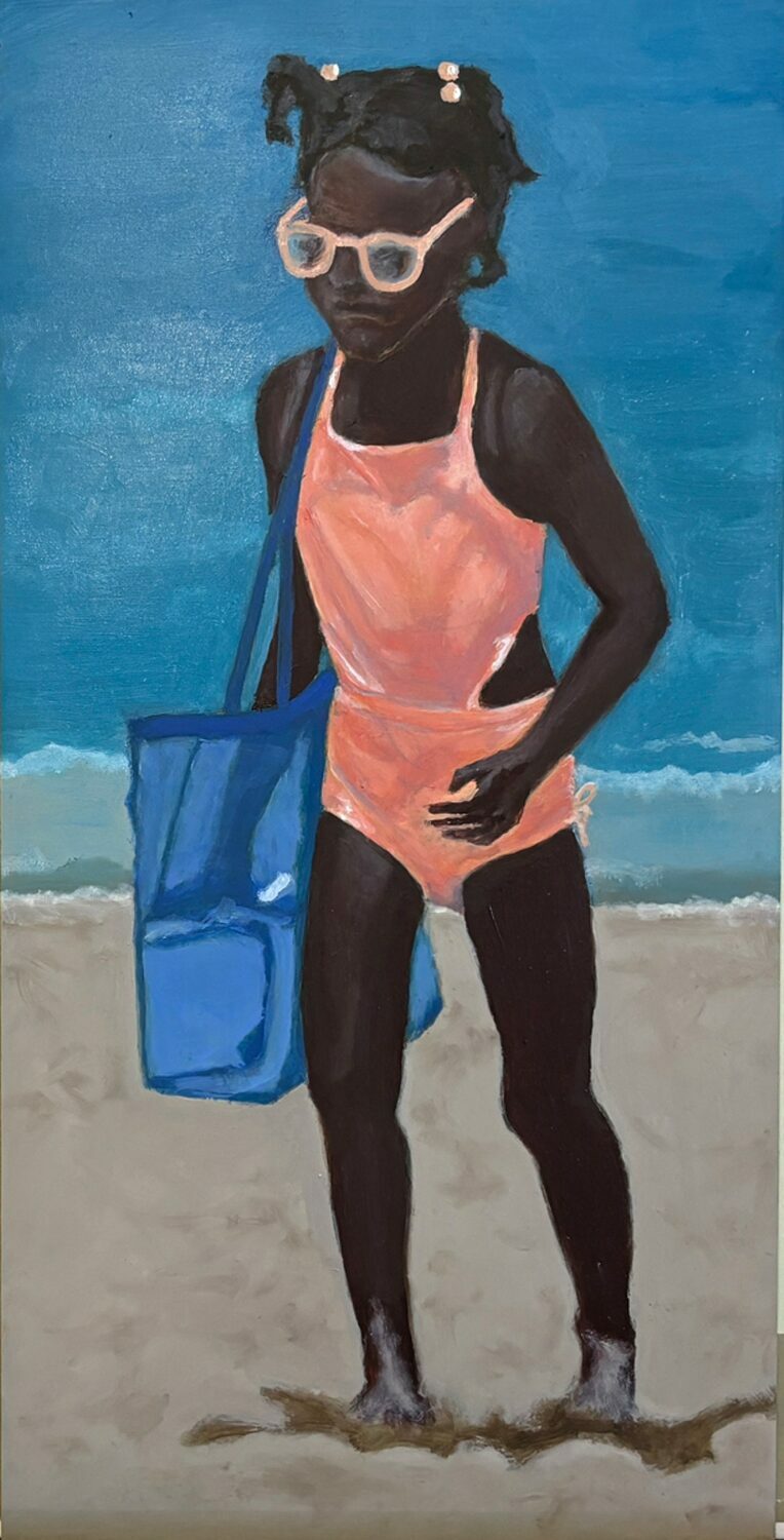 Christine D. Norris (NY) <br><em>Peachy Beach Day</em>