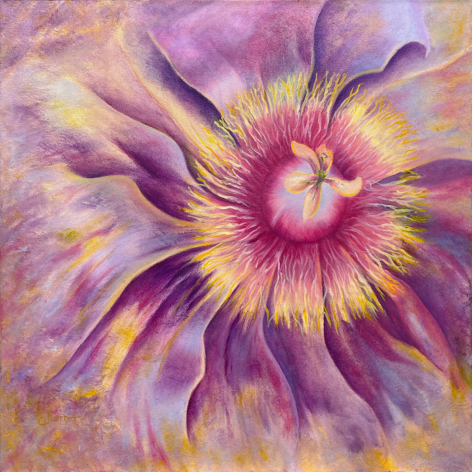 Mary Ahern (NY)<br><em>Cosmic Peony Power</em>