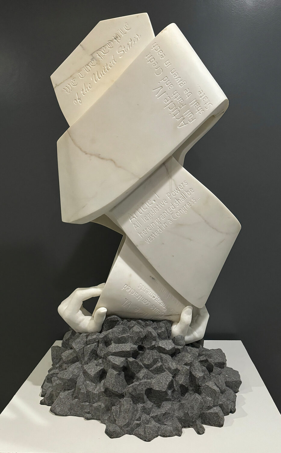 Robin Antar (NJ)<br><em>U.S. Constitution on a knot</em>