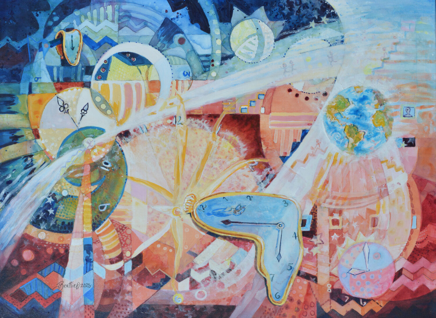 Elise Meredith Beattie (WA)<br><em>Fluidity of Universal Time</em>
