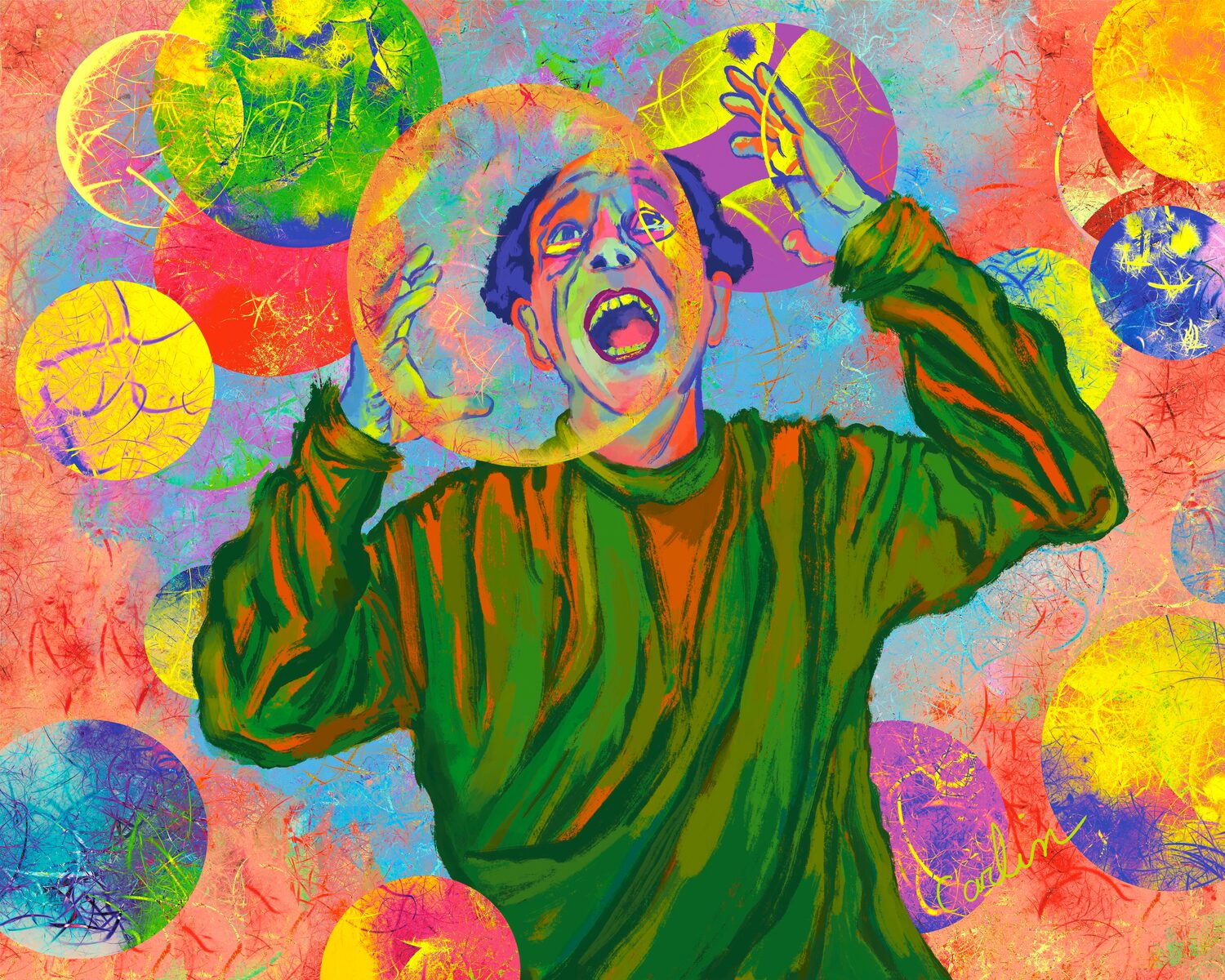 Judith Carlin (FL)<br><em>My Worlds Are Colliding</em>