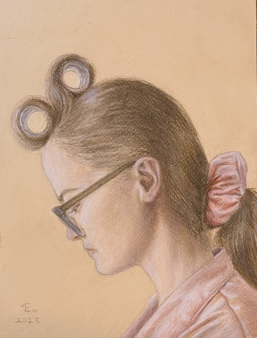 Victoria Ermler (TX)<br><em>Girl with Curlers</em>