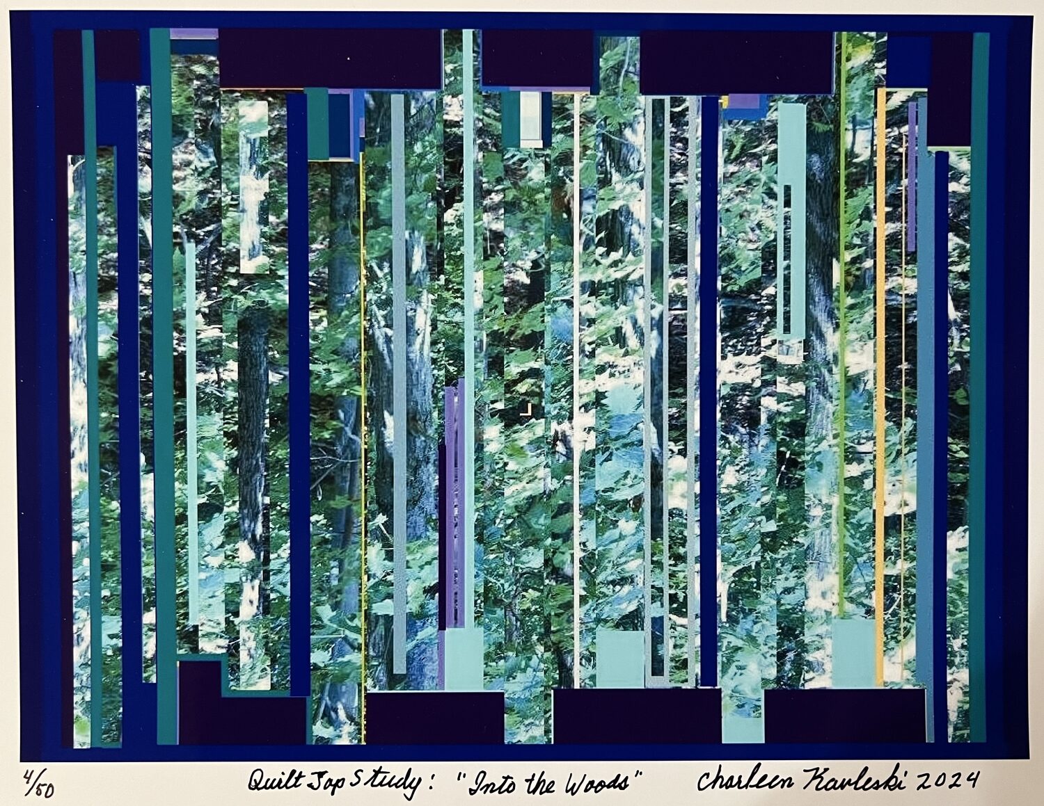 Charleen Kavleski (NY)<br><em>Quilt Top Study: Into the Woods</em>