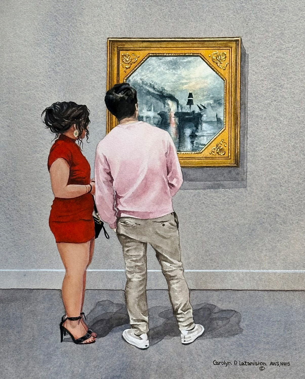 Carolyn Latanision (MA)<br><em>Discussing Turner</em>
