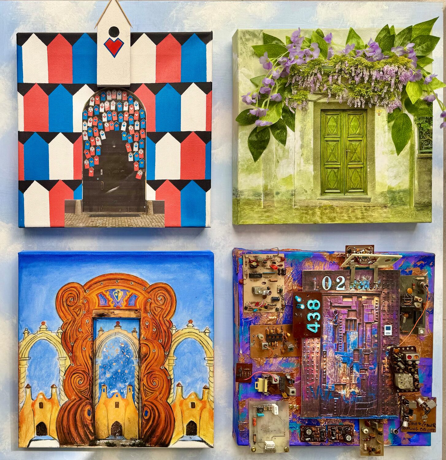Avrel Menkes (NY)<br><em>Hinged in Harmony: Doors from Different Countries Under a Shared Sky</em>