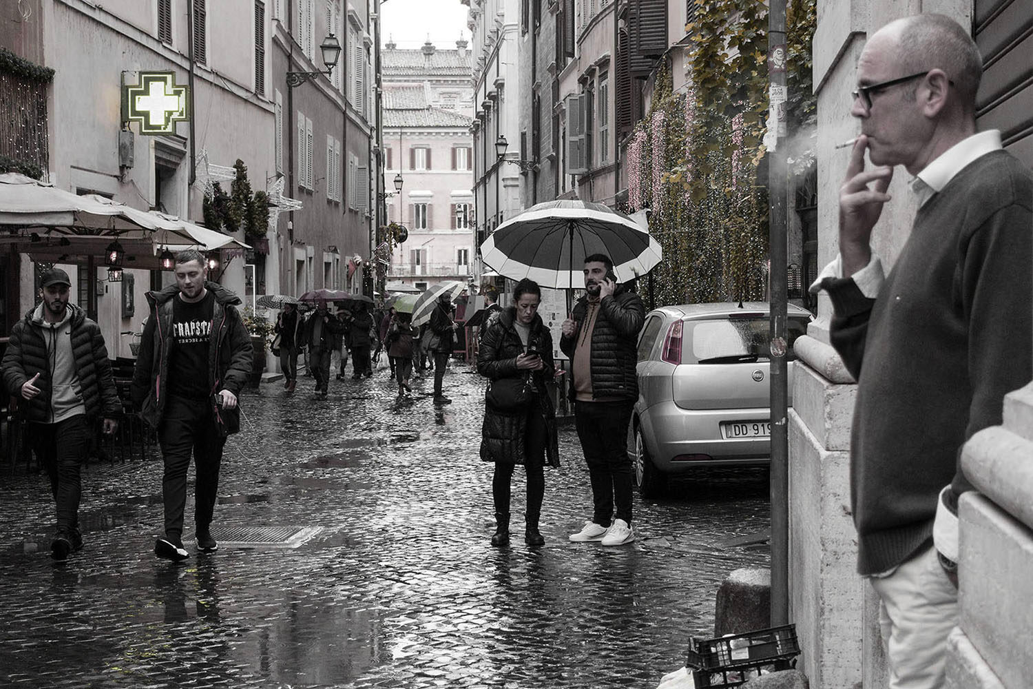 Renee O'Brien (NY)<br><em>Outside Caffé de la Paix, Rome Italy</em>