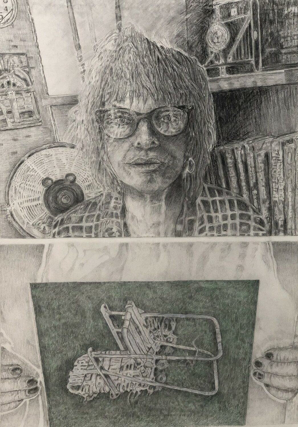 Carmen Schaefer (NY)<br><em>Self Portrait in Studio</em>