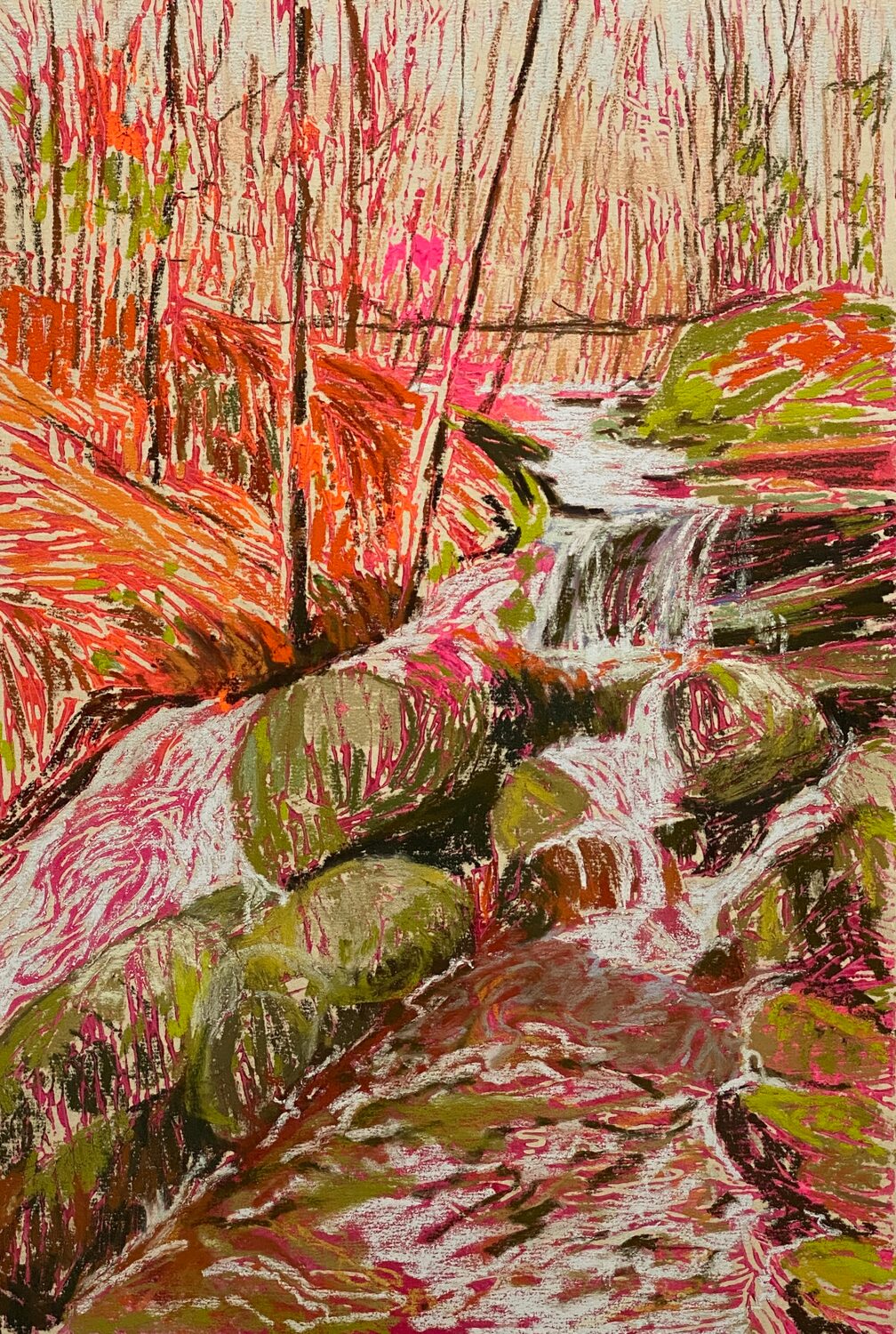Ingrid Van Slyke (NY)<br><em>Blaze of the Brook</em>