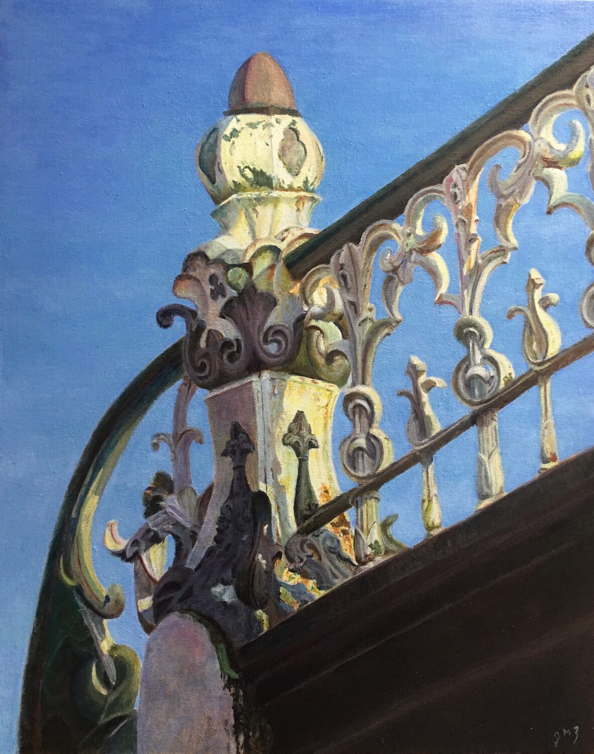 Jessica Ziegler (NY)<br><em>Textures of History: Sunlit Ironwork</em>