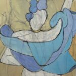 Salamon, Diane, Blue Chiffon, 20 x 20, $800