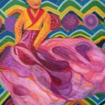 GirlinHanbok.acrylic.40x30