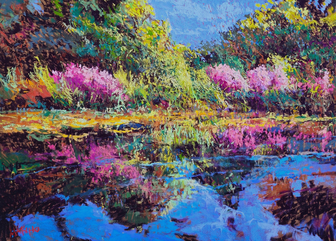 u2254-Marino_Maria_Spring-Blossoms-at-the-Pond