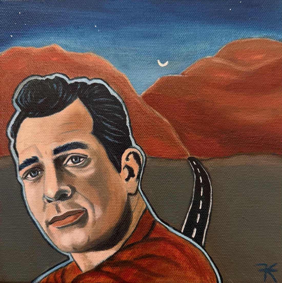 Klopotic_Francie_Get-On-the-Road_Oil_8x8x1.5_Painting-1