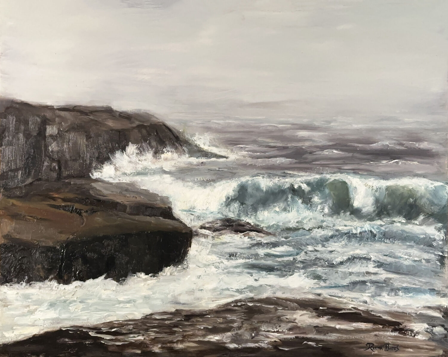 Reena Bates (MA)<br><em>On the Rocks</em>