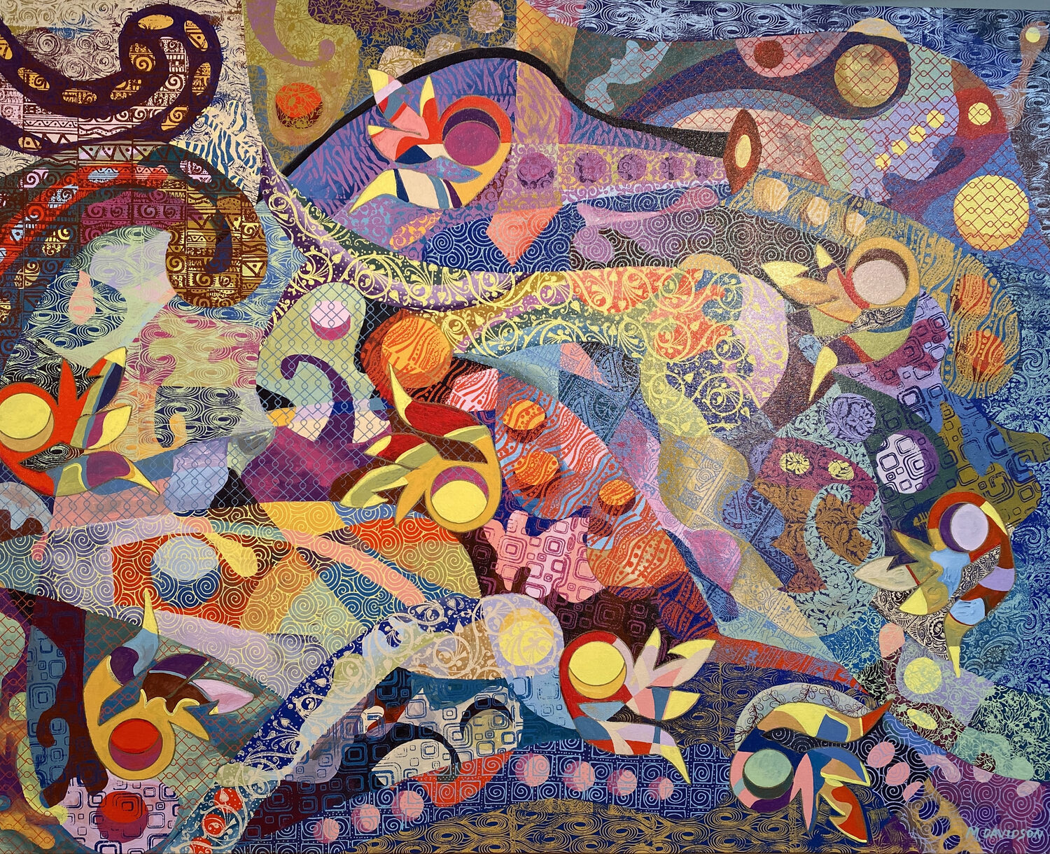 Mary Davidson (MA)<br><em>Stamped Abstract Series</em>