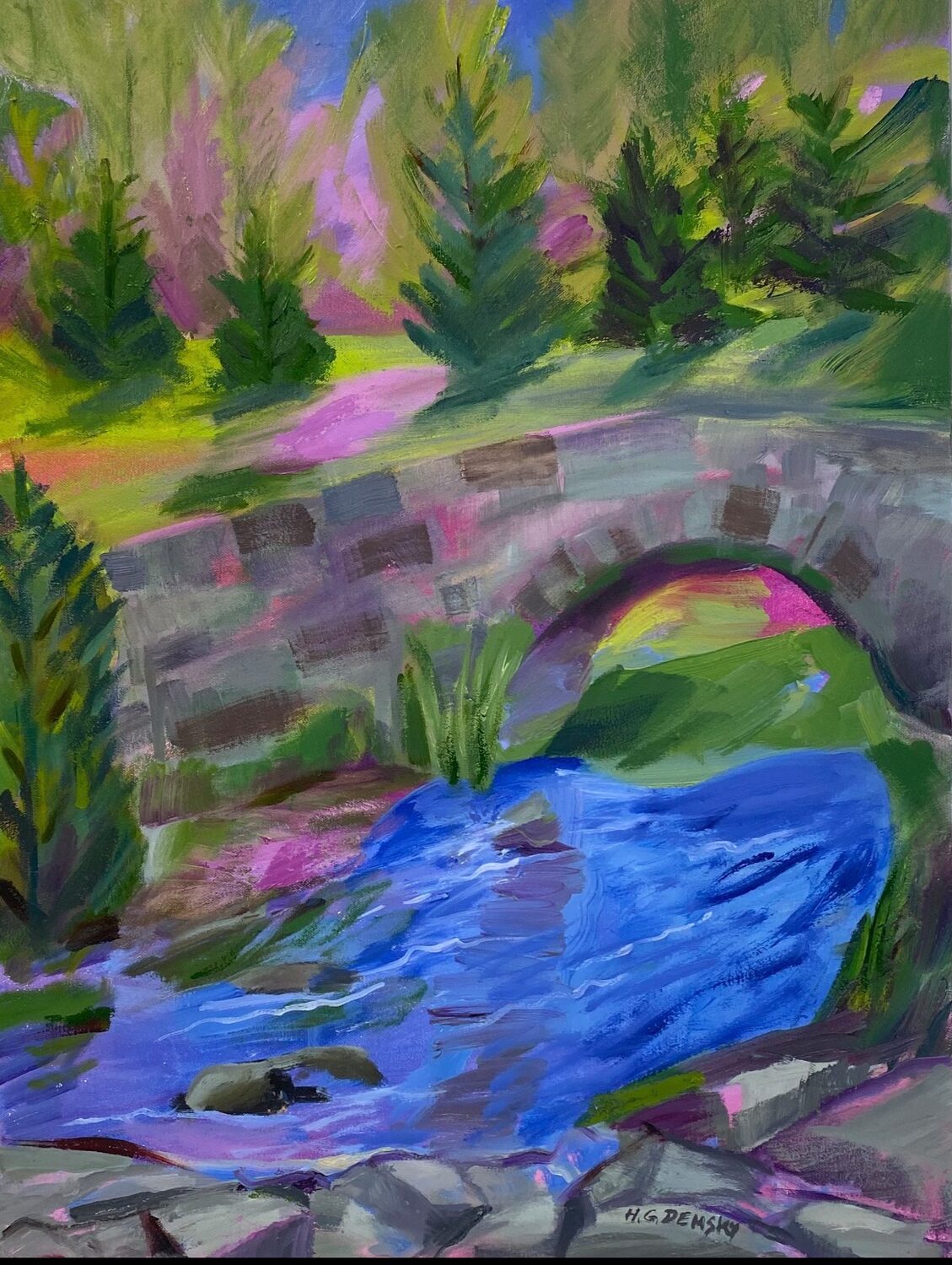 Hilda Green Demsky (NY)<br><em>Spring Garden Passage</em>