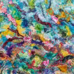 Krutick_Jill_CoralReefGarden1_AcrylicWithPaperPlasticOnPanel_30x40x222_3500