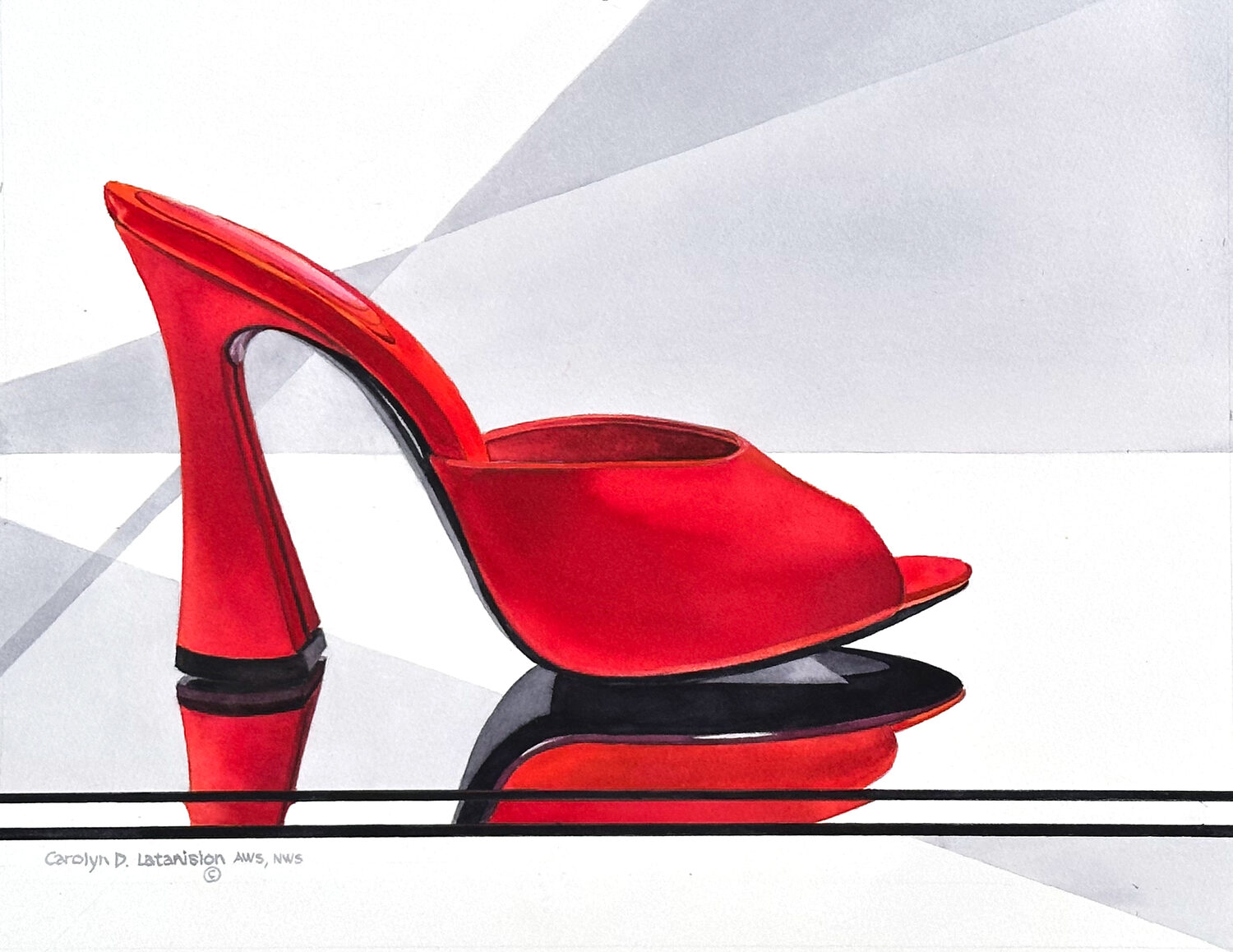 Carolyn Latanision (MA)<br><em>Red on Display</em>