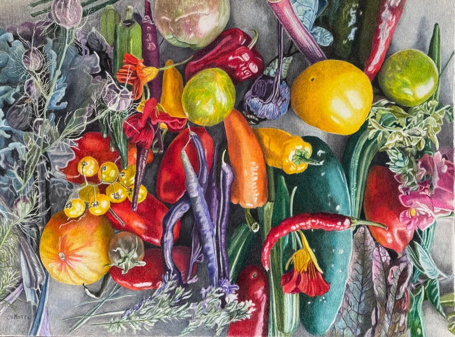 Cindy Valek Mottl (IL)<br><em>Salad, Deconstructed</em>