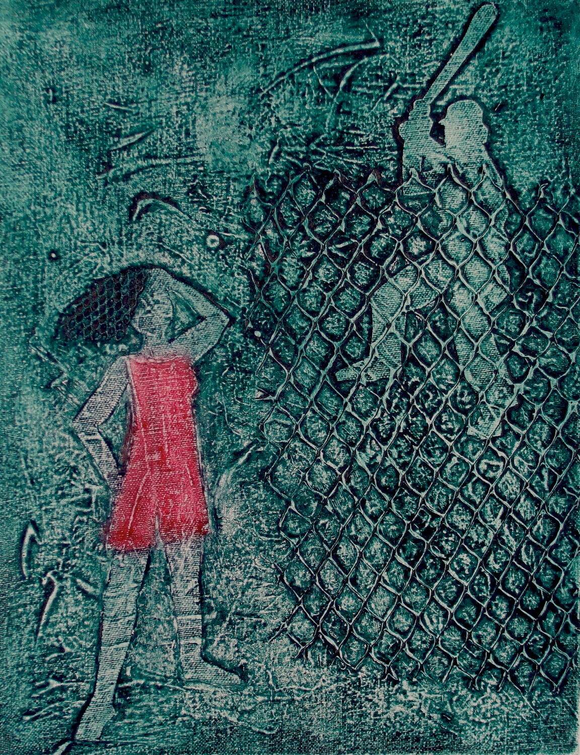 Jill Cliffer Baratta (NJ)<br><em>Fence2, When Girls Couldn't Play</em>