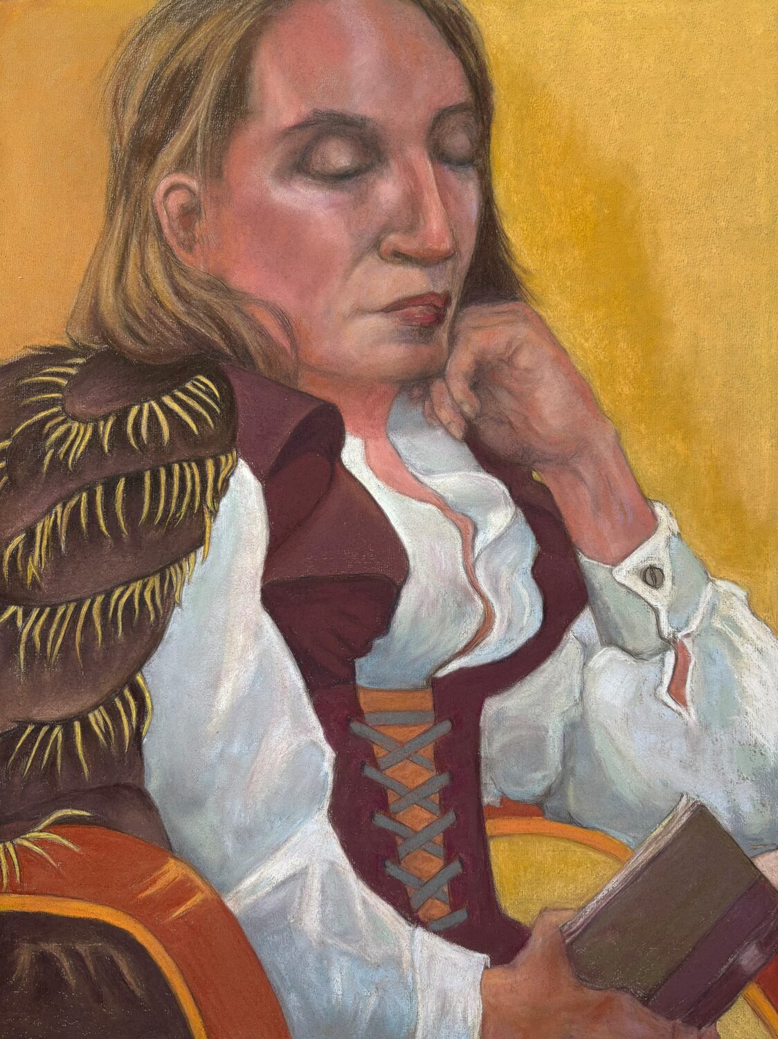 Mary Millman (CA)<br><em>Artemis Reading Greek/CCL Seeking Democracy</em>