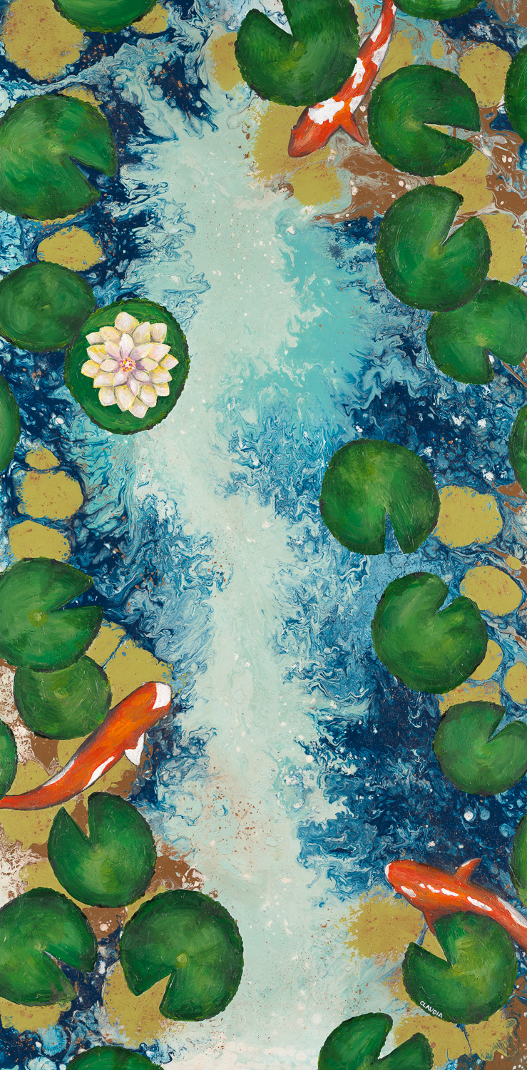 Koi-lilypad