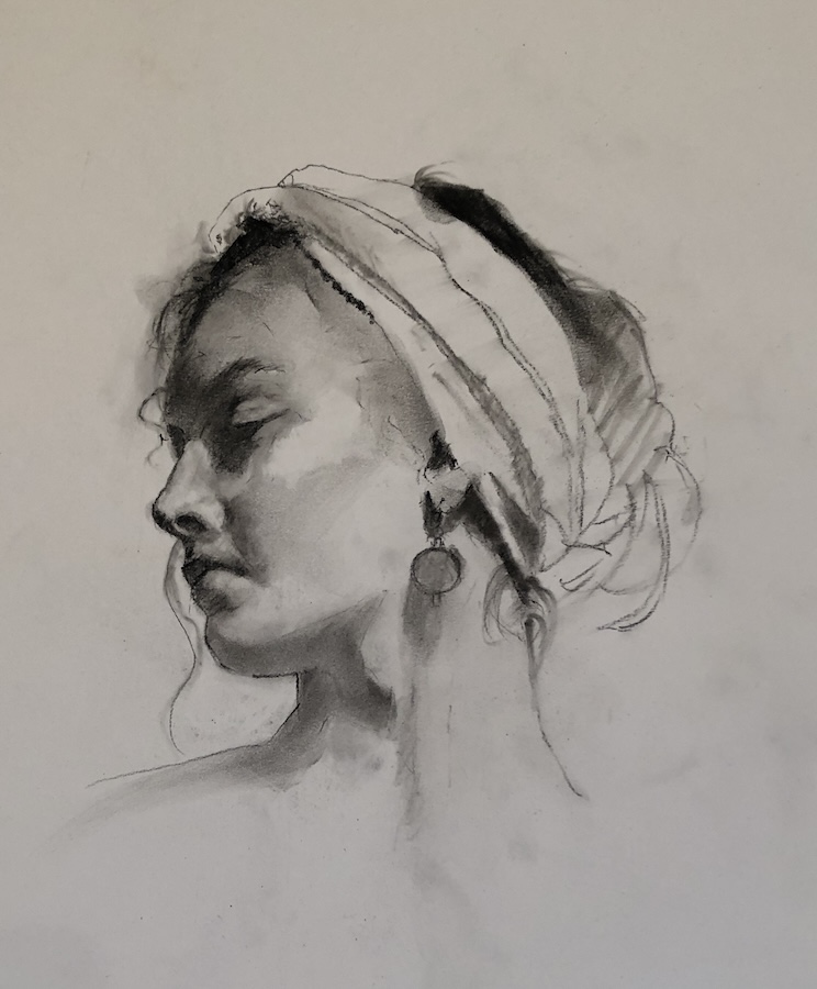 "Woman with Headwrap"