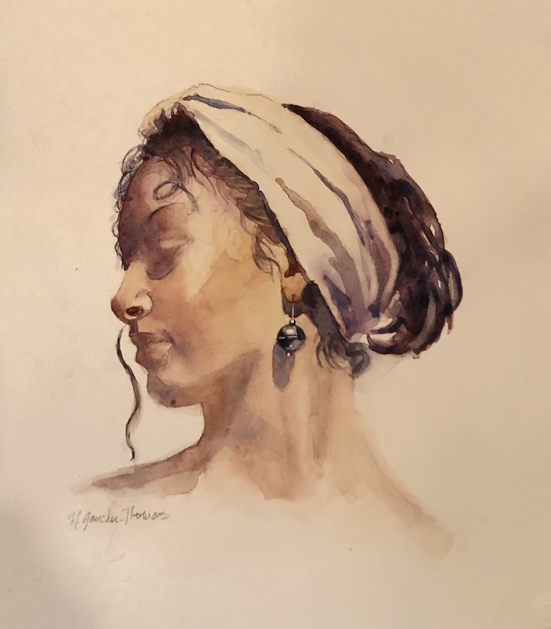 "Woman with Headwrap"